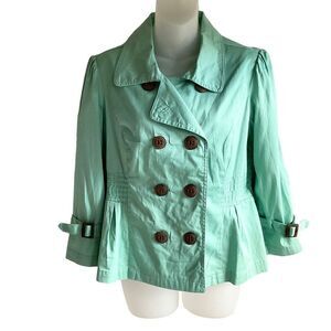 American Rag Cie Jacket Helena Cinch Jacket Wasabi Green Junior Large
